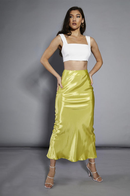 White Square-Neck Sleeveless Crop-Top