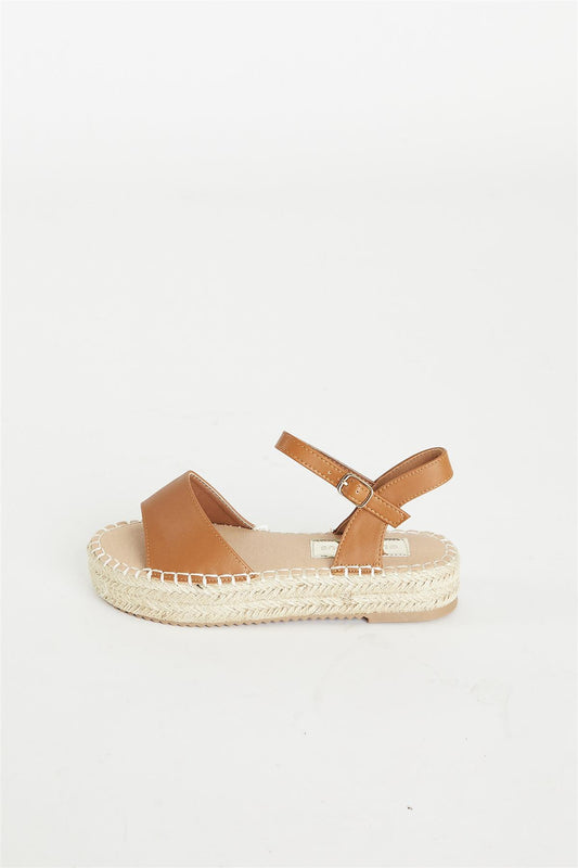 Tan Open Toe Sandal