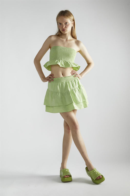 Apple-Green Rara Mini-Skirt