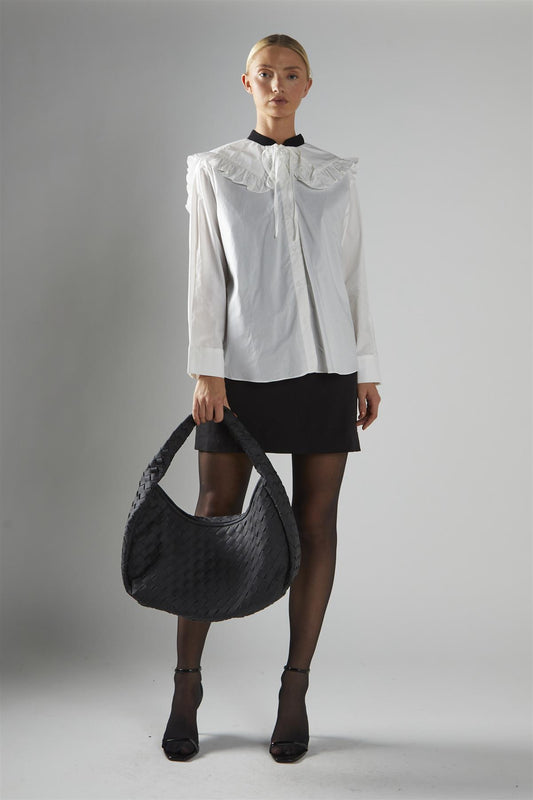 White Collared Shirt