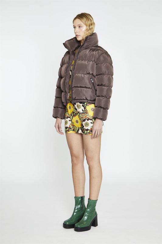 Chocolate Puffer Long Sleeve- Jacket