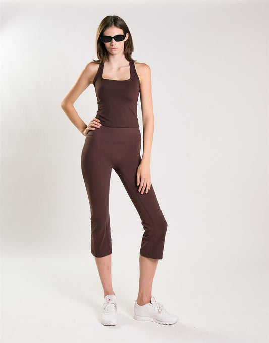 Agon Women's Brown Halterneck Top