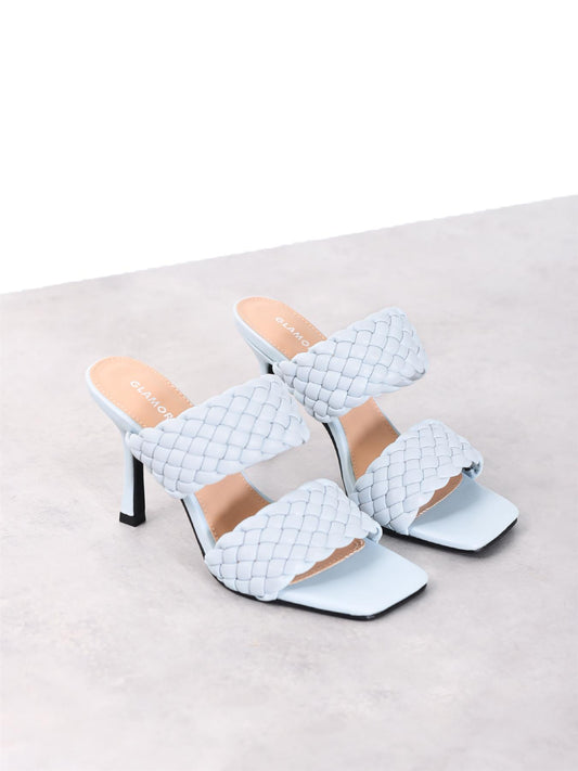 Blue High-Heels Sandals