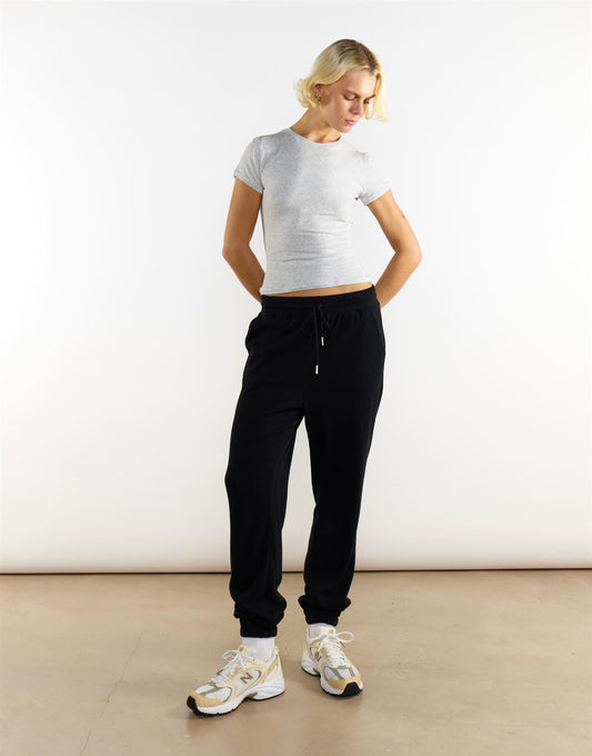 Light Grey Marl Fitness Short Sleeve Top