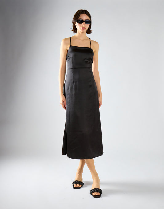 Square-Neck Maxi-Dress