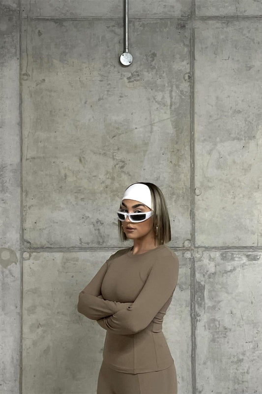 Signature Long Sleeve Top - Cocoa