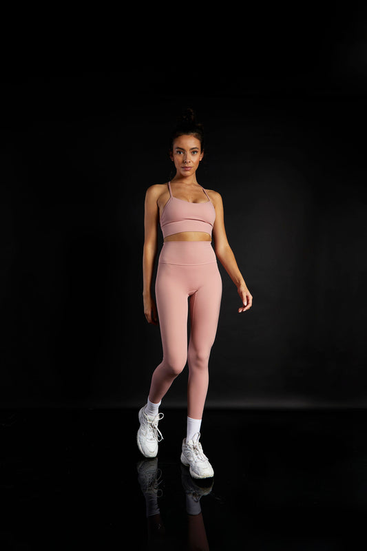 Glamorous Move Dusty Rose Sports Bra