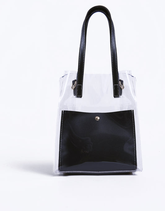 Glamorous Clear Black Shoulder Crossbody Bag