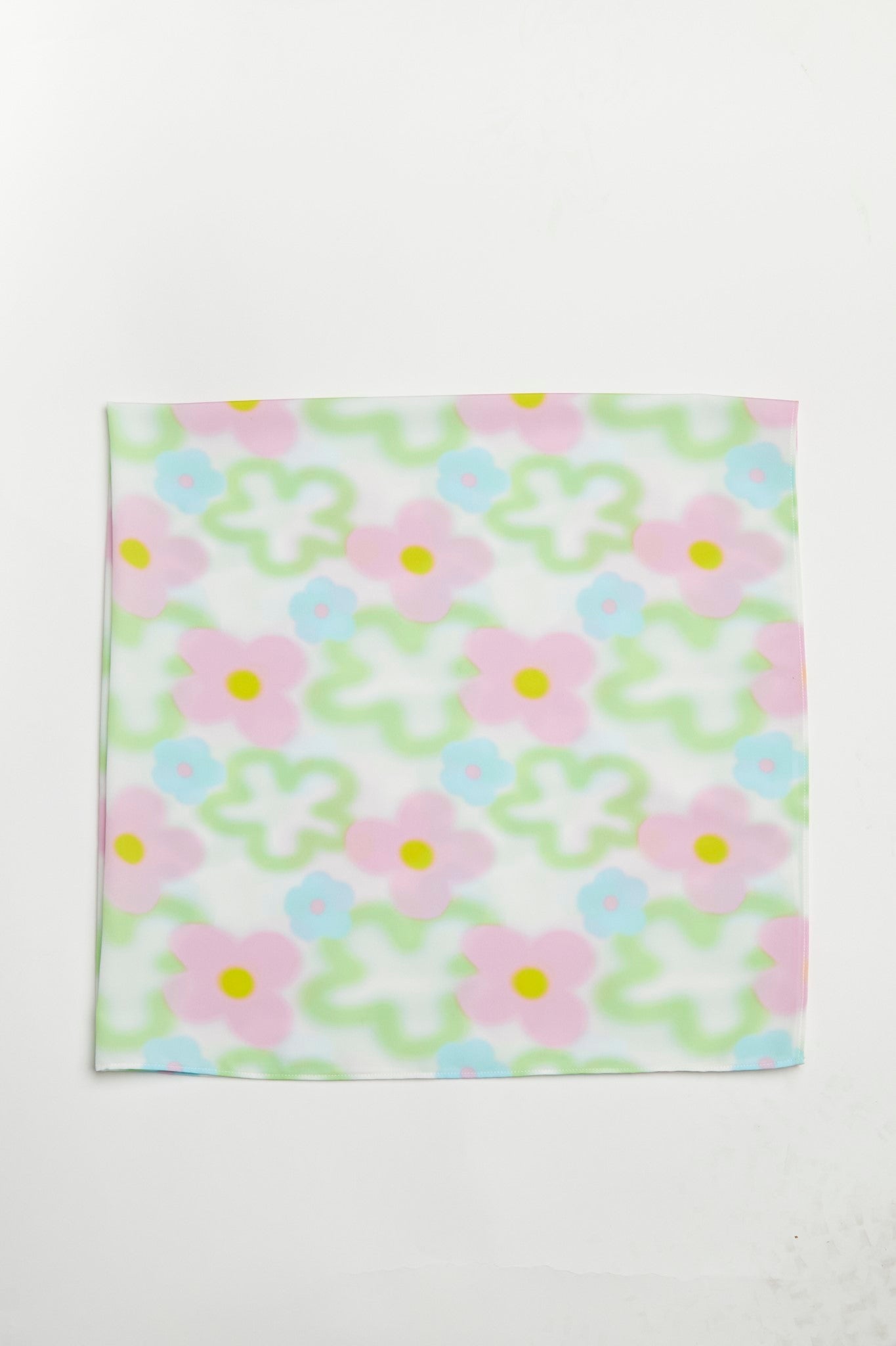 Multi Blurred Floral Headscarf