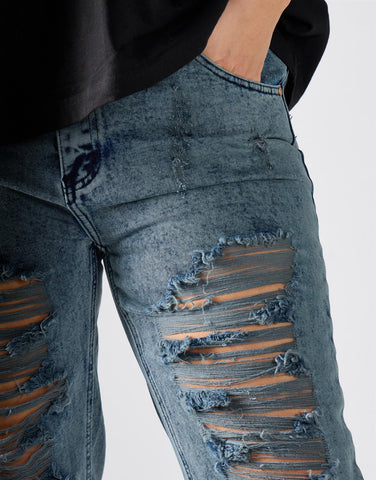 Glamorous Curve New Grey Denim Regular Ripped Jeans