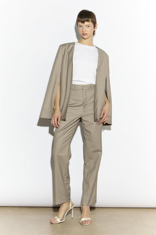 Cape Jacket - Taupe Grey
