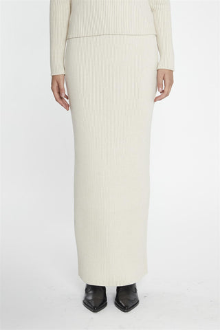 Pencil Maxi Skirt - Light Stone