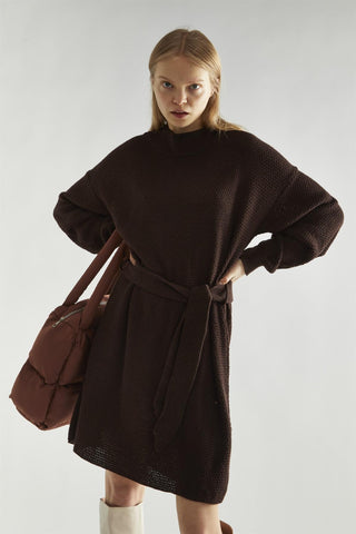 Walnut Jumper Mini-Dress
