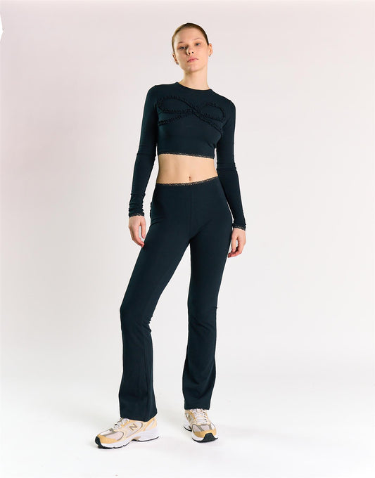 Agon Women's Black Activewear Trousers