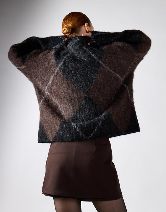Deepest Brown Mini Skirt