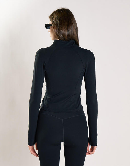 Agon Women's Black Zip Up Jacket