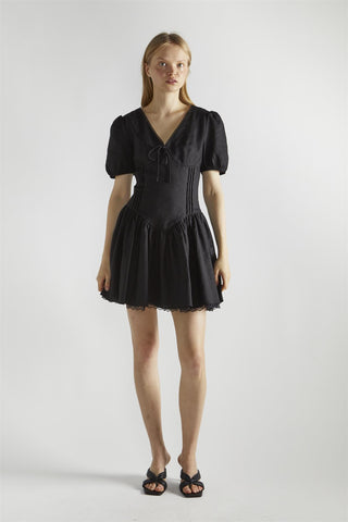 Black Corset Mini-Dress