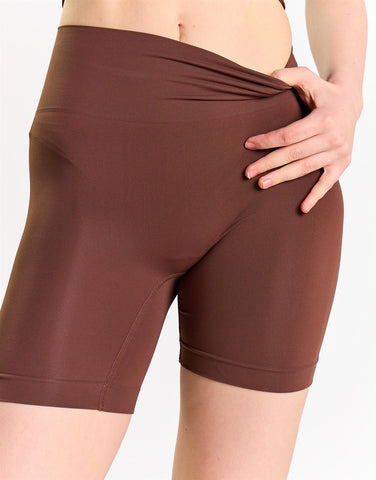 Agon Women's Coffee Activewear Shorts