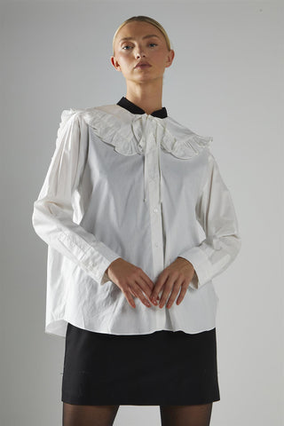 White Collared Shirt