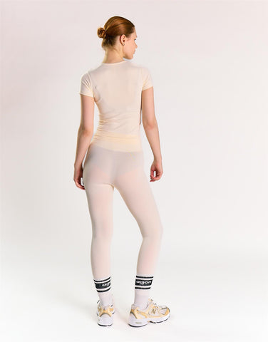 Agon Women's White Activewear Leggings