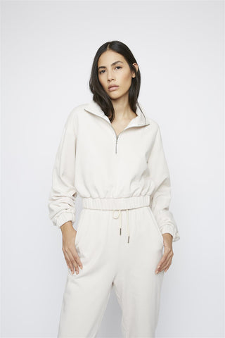 Stone Quarter Zip Sweatshirt