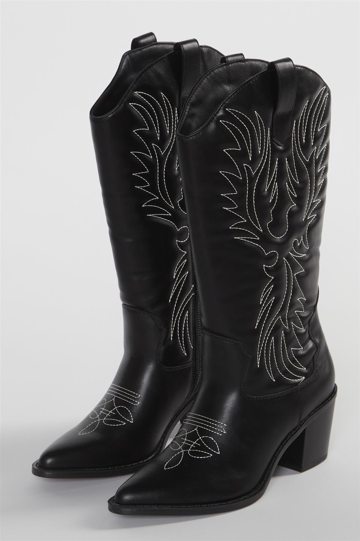 Black Cowboy Boots