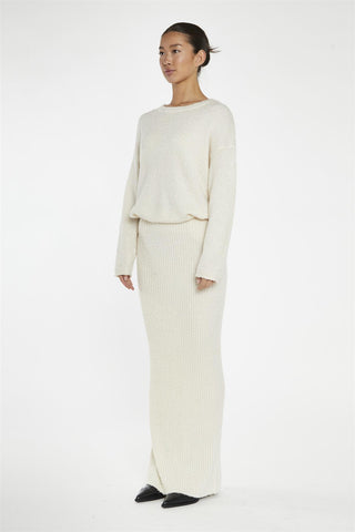 Cream Oversized-Jumper