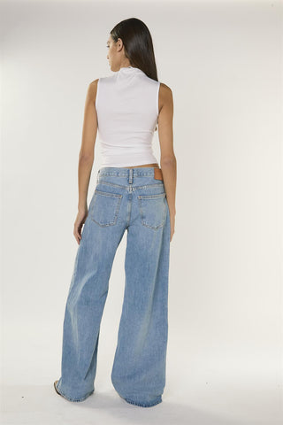 Vintage Blue Wide-Leg Jeans