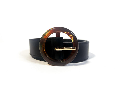 Black-Brown Buckle Belt