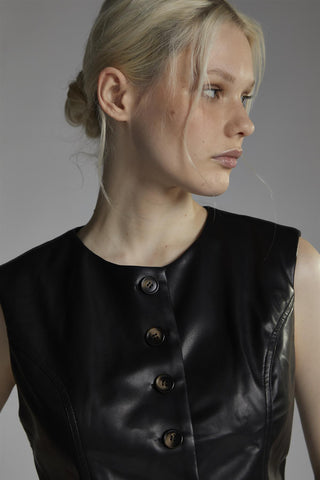 Tailored Waistcoat - Black