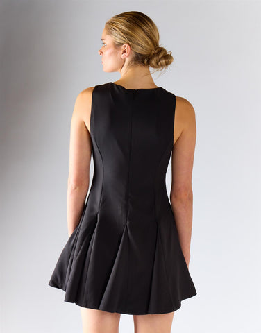 Black Tie Front Dress