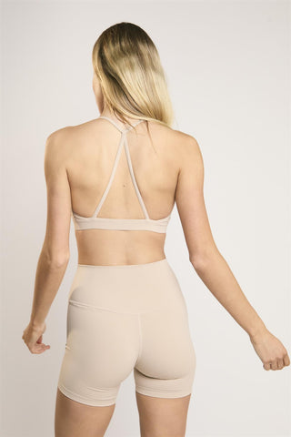 Signature Seamless Cycling Shorts in Cream
