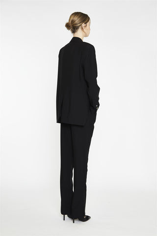 Black Straight Leg Trousers