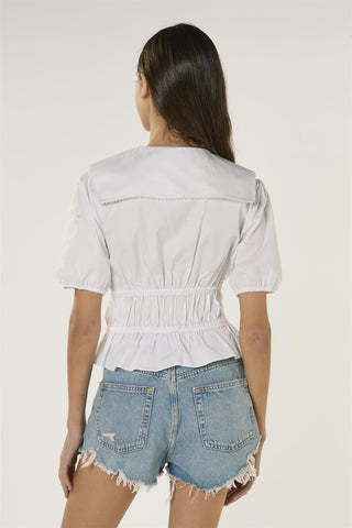 Vintage Blue High Waisted Denim Shorts