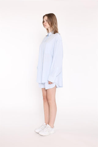 Light-Blue Stripe Classic Shirt