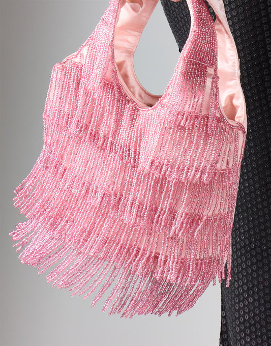 Fringe Mini Bag - Pink