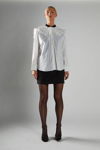 White Collared Shirt