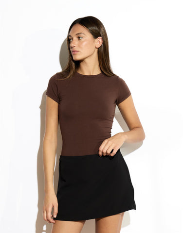 Narrated Black Short Mini Skort