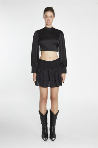 Black RaRa Mini-Skirt