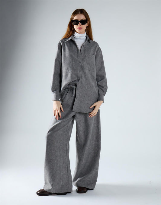 Mid Grey Oversized Shirt