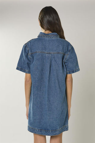True Blue Denim Mini Dress
