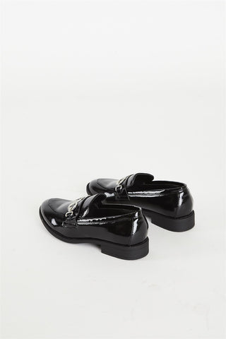 Black Patent Loafer -Black Loafer