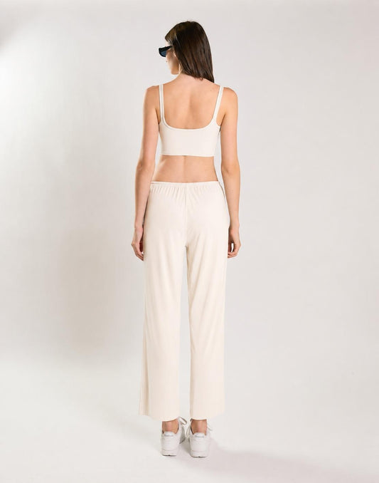 Agon Women's Cream Lightweight Trousers