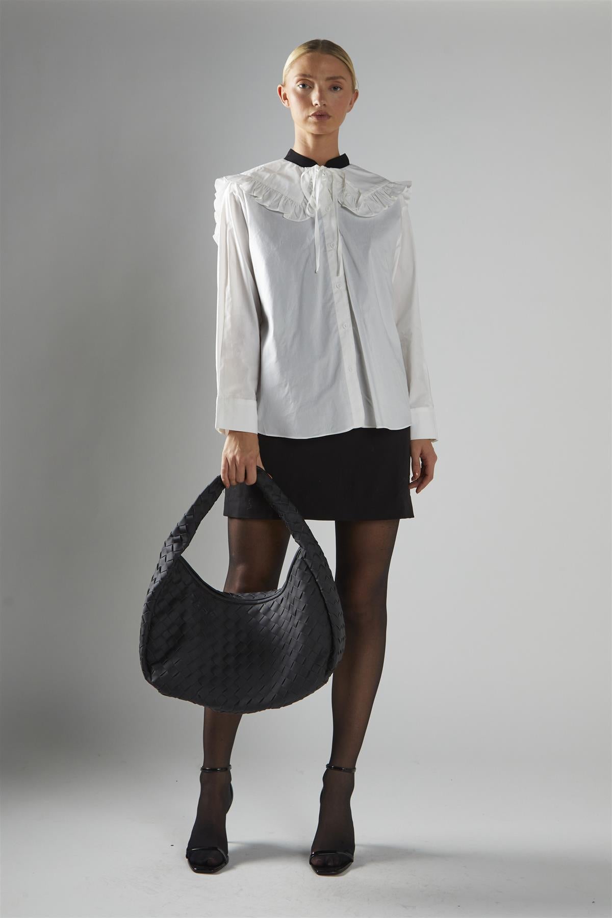 White Collared Shirt