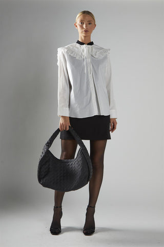 White Collared Shirt