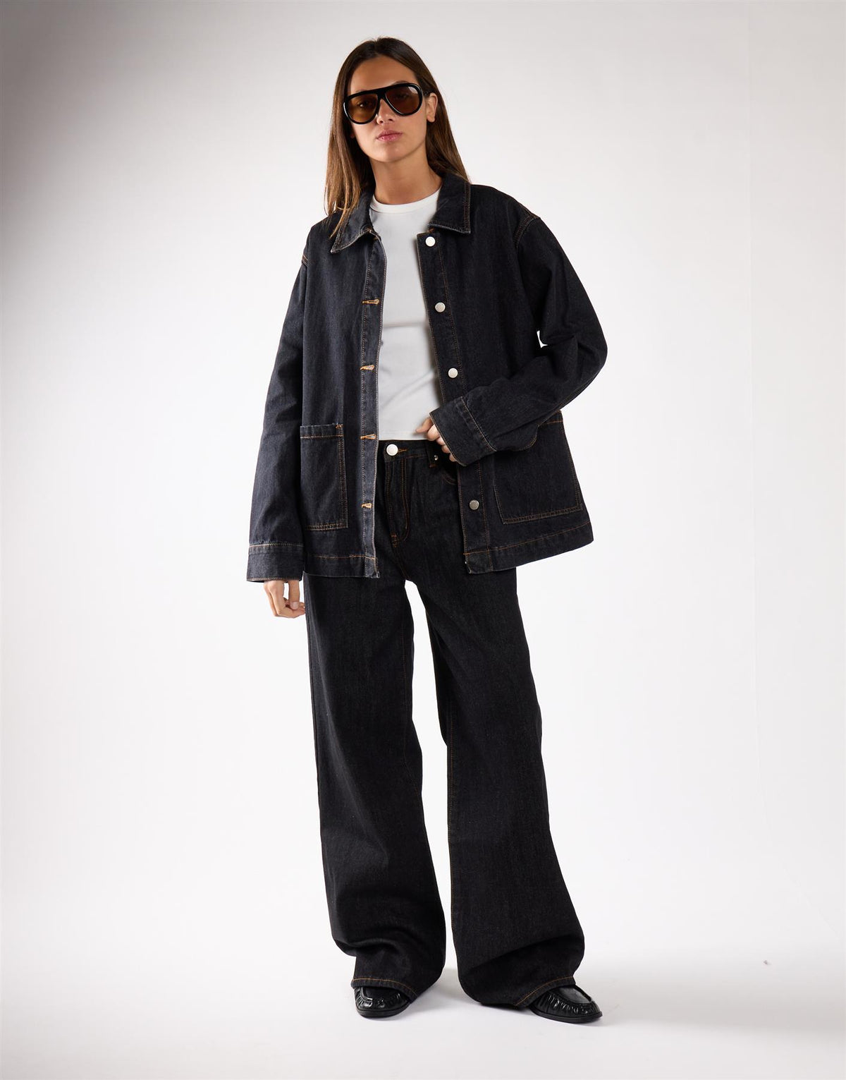 Indigo Denim Chore Jacket