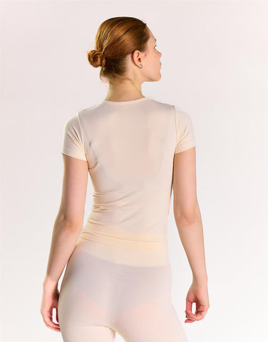 Agon White Activewear Top