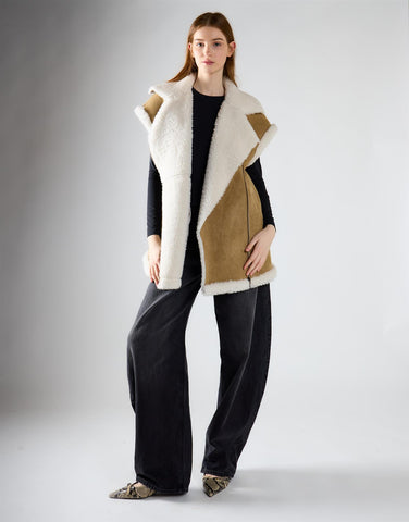 Stone Cream Gilet