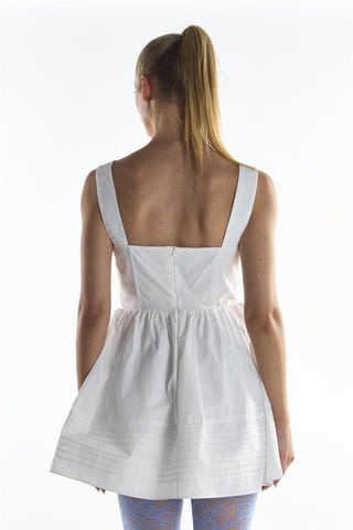 White Corset Mini Dress