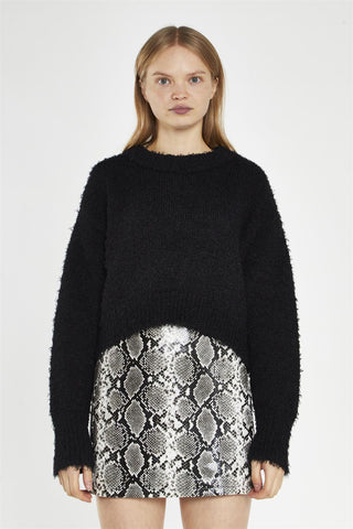 Snake PU Skirt